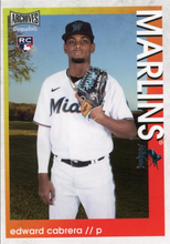 Load image into Gallery viewer, #47 Edward Cabrera RC - Miami Marlins