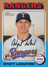Load image into Gallery viewer, #581 Wyatt Langford RC - Texas Rangers