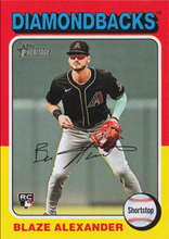 Load image into Gallery viewer, #629 Blaze Alexander RC - Arizona Diamondbacks