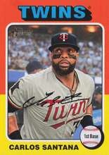 Load image into Gallery viewer, #663 Carlos Santana - Minnesota Twins