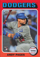 Load image into Gallery viewer, #696 Andy Pages RC - Los Angeles Dodgers
