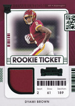 Load image into Gallery viewer, 2021 Panini Contenders NFL Football ROOKIE TICKET RELIC Cards