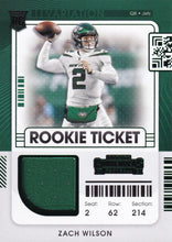 Load image into Gallery viewer, 2021 Panini Contenders NFL Football ROOKIE TICKET RELIC Cards