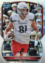 Load image into Gallery viewer, 2022 Bowman University Chrome Football REFRACTOR Parallels ~ Pick your card