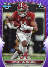 Load image into Gallery viewer, 2022 Bowman University Chrome Football SERIAL NUMBERED REFRACTORS