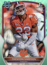Load image into Gallery viewer, 2022 Bowman University Chrome Football SERIAL NUMBERED REFRACTORS