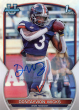 Load image into Gallery viewer, 2022 Bowman University Chrome Football SERIAL NUMBERED AUTOS