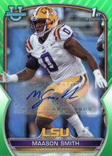 Load image into Gallery viewer, 2022 Bowman University Chrome Football SERIAL NUMBERED AUTOS