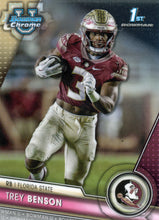 Load image into Gallery viewer, 2023 Bowman University Chrome Football Cards 1-100 ~ Pick your card