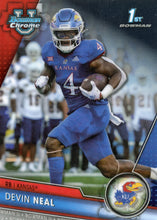 Load image into Gallery viewer, 2023 Bowman University Chrome Football Cards 1-100 ~ Pick your card
