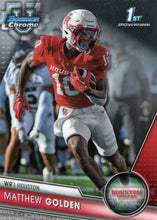 Load image into Gallery viewer, 2023 Bowman University Chrome Football Cards 1-100 ~ Pick your card