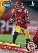 Load image into Gallery viewer, 2023 Bowman University Chrome Football Cards 101-200 ~ Pick your card