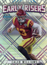 Load image into Gallery viewer, 2023 Bowman University Chrome Football UNEXPECTED DELIGHTS EARLY RISERS INSERTS