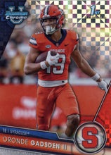 Load image into Gallery viewer, 2023 Bowman University Chrome Football NON-NUMBERED PARALLELS ~ Pick your card