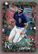 Load image into Gallery viewer, 2024 Topps Holiday SILVER GLITTER Parallels ~ Pick your card