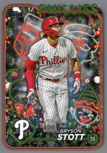 Load image into Gallery viewer, 2024 Topps Holiday SILVER GLITTER Parallels ~ Pick your card