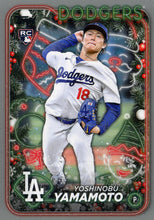 Load image into Gallery viewer, 2024 Topps Holiday SILVER GLITTER Parallels ~ Pick your card