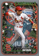 Load image into Gallery viewer, 2024 Topps Holiday SILVER GLITTER Parallels ~ Pick your card