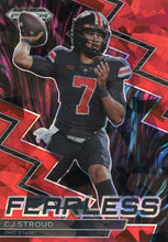 Load image into Gallery viewer, 2023 Panini Prizm Draft Picks Football RED ICE Inserts ~ Pick Your Cards