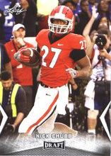 Load image into Gallery viewer, 2018 Leaf Draft Football Cards: #44 Nick Chubb