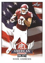 Load image into Gallery viewer, 2018 Leaf Draft Football Cards - All American: #AA-07 Mark Andrews