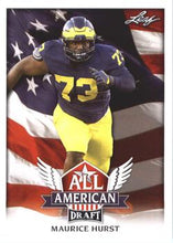 Load image into Gallery viewer, 2018 Leaf Draft Football Cards - All American: #AA-08 Maurice Hurst