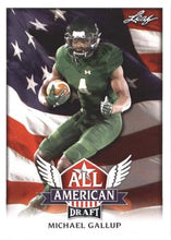 Load image into Gallery viewer, 2018 Leaf Draft Football Cards - All American: #AA-09 Michael Gallup