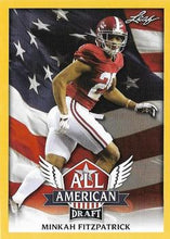 Load image into Gallery viewer, 2018 Leaf Draft Football Cards - All American Gold: #AA-10 Minkah Fitzpatrick