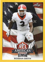 Load image into Gallery viewer, 2018 Leaf Draft Football Cards - All American Gold: #AA-12 Roquan Smith