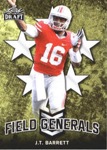 Load image into Gallery viewer, 2018 Leaf Draft Football Cards - Field Generals: #FG-02 J.T. Barrett