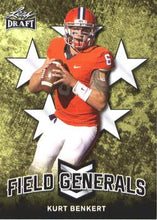 Load image into Gallery viewer, 2018 Leaf Draft Football Cards - Field Generals: #FG-05 Kurt Benkert
