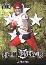 Load image into Gallery viewer, 2018 Leaf Draft Football Cards - Field Generals: #FG-06 Luke Falk