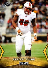 Load image into Gallery viewer, 2018 Leaf Draft Football Cards - Gold: #09 Bradley Chubb