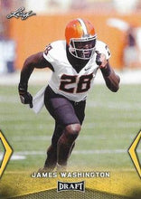 Load image into Gallery viewer, 2018 Leaf Draft Football Cards - Gold: #27 James Washington