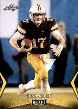Load image into Gallery viewer, 2018 Leaf Draft Football Cards - Gold: #31 Josh Allen