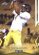 Load image into Gallery viewer, 2018 Leaf Draft Football Cards - Gold: #41 Michael Gallup