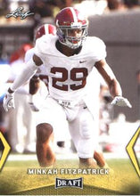 Load image into Gallery viewer, 2018 Leaf Draft Football Cards - Gold: #43 Minkah Fitzpatrick