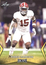 Load image into Gallery viewer, 2018 Leaf Draft Football Cards - Gold: #51 Ronnie Harrison