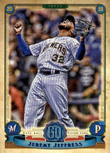 Load image into Gallery viewer, 2019 Topps Gypsy Queen Baseball Cards (101-200): #194 Jeremy Jeffress
