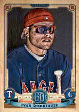 Load image into Gallery viewer, 2019 Topps Gypsy Queen Baseball Cards SP (301-320): #308 Ivan Rodriguez SP