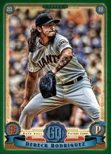 Load image into Gallery viewer, 2019 Topps Gypsy Queen Baseball GREEN Parallels: #61 Dereck Rodriguez