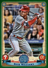 Load image into Gallery viewer, 2019 Topps Gypsy Queen Baseball GREEN Parallels: #70 Nick Williams
