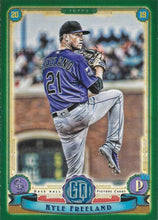 Load image into Gallery viewer, 2019 Topps Gypsy Queen Baseball GREEN Parallels: #146 Kyle Freeland