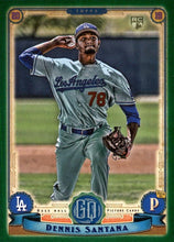 Load image into Gallery viewer, 2019 Topps Gypsy Queen Baseball GREEN Parallels: #159 Dennis Santana RC