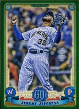 Load image into Gallery viewer, 2019 Topps Gypsy Queen Baseball GREEN Parallels: #194 Jeremy Jeffress