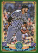Load image into Gallery viewer, 2019 Topps Gypsy Queen Baseball GREEN Parallels: #275 Antonio Senzatela