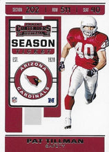 Load image into Gallery viewer, 2019 Panini Contenders Base Veteran Cards #1-100 - Pick Your Cards: #1 Pat Tillman