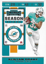 Load image into Gallery viewer, 2019 Panini Contenders Base Veteran Cards #1-100 - Pick Your Cards: #7 Kenyan Drake
