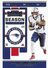 Load image into Gallery viewer, 2019 Panini Contenders Base Veteran Cards #1-100 - Pick Your Cards: #10 Sony Michel