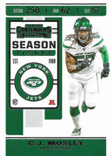 Load image into Gallery viewer, 2019 Panini Contenders Base Veteran Cards #1-100 - Pick Your Cards: #14 C.J. Mosley